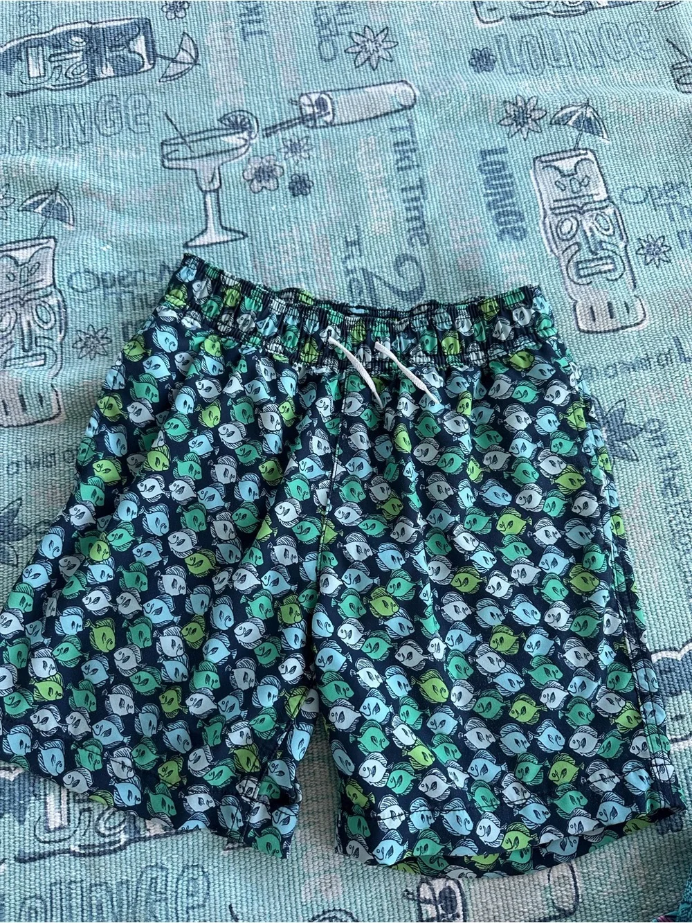 Boys Swim trunk Bundle 3 Shorts - Cat and Jack,Art Class and J. Crew - Size 10